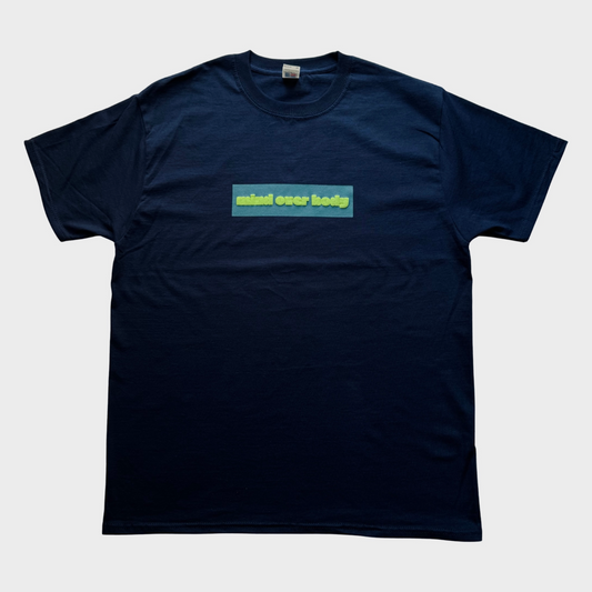 box logo t-shirt - navy blue