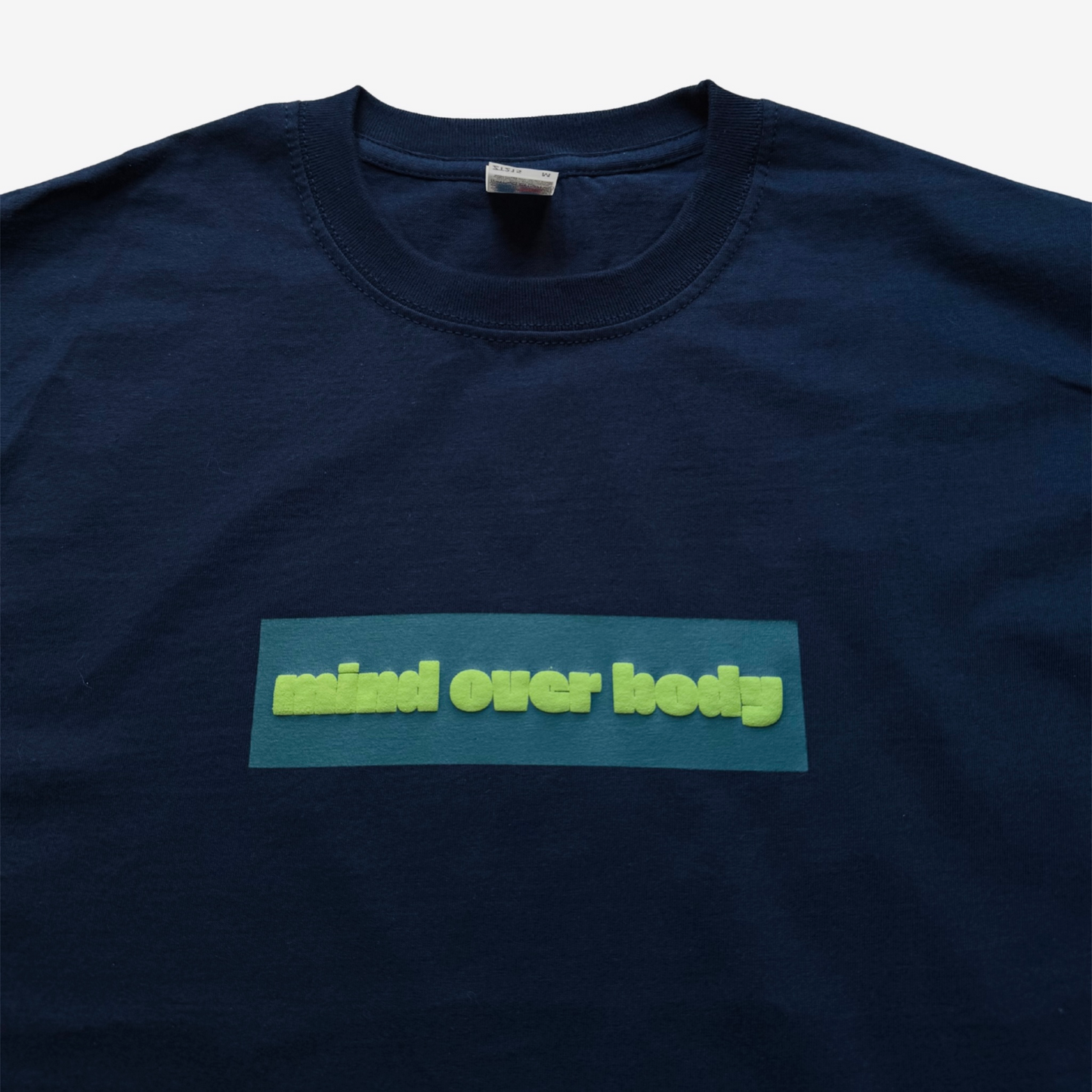 box logo t-shirt - navy blue